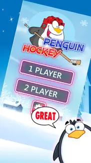 penguin fight glow ice hockey shootout extreme iphone images 1