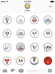 witty-moon emoji - line friends ipad images 3