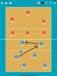 simple volleyball tactic board ipad images 2