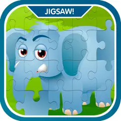 learn zoo animals jigsaw puzzle game for kids logo, reviews