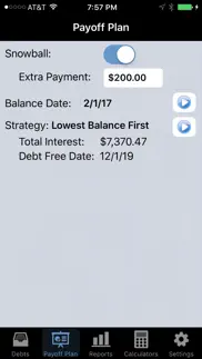 debt payoff pro iPhone Captures Décran 4