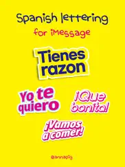 spanish lettering for imessage ipad images 1