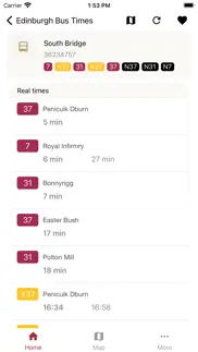 edinburgh bus times iphone capturas de pantalla 1