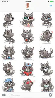 wolf - stickers for imessage iphone images 1