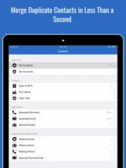 backup assistant - merge, clean duplicate contacts ipad images 3