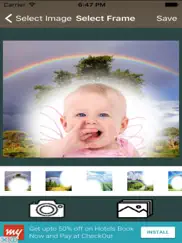 rain bow photo frame and pic collage ipad images 2