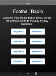 new orleans football - radio, scores & schedule ipad images 2