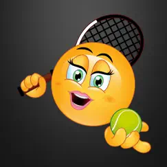 tennis emoji stickers logo, reviews