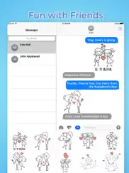 hand-drawn couple stickers ipad images 3