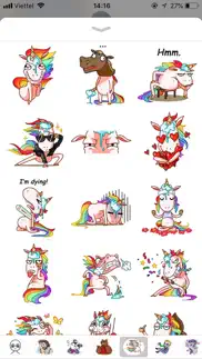crazy pony funny stickers iphone images 1