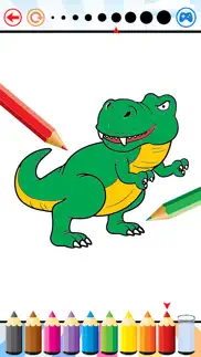 dinosaur coloring book - dino drawing for kids iphone images 1