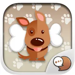 cute puppies stickers themes by chatstick logo, reviews