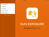 Wolfram Sun Exposure Reference App ipad bilder 0