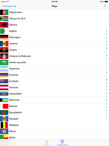journaux du monde - 200 pays iPad Captures Décran 1