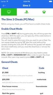 cheats for the sims - all series code iphone images 2