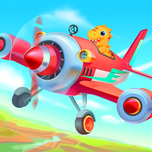 Dinosaur Plane Games for kids app reviews download