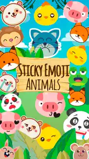 sticky emoji animals stamps iphone images 1
