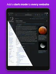 noir - dark mode for safari iPad Captures Décran 1
