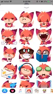 fox cute pun funny stickers iphone images 2