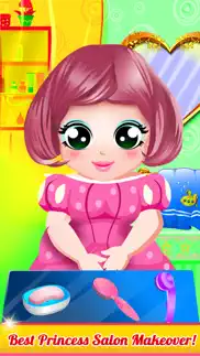 baby princess salon hair makeover games iphone images 2