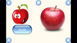 fruit words baby learning english flash cards iphone images 2