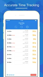 hours keeper pro - timesheet, tracking & billing iphone images 1