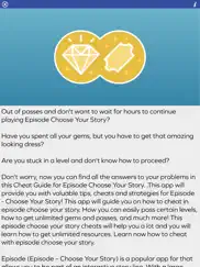 passes & gems cheats for episode choose your story ipad images 2