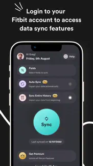 sync for fitbit health iphone images 3