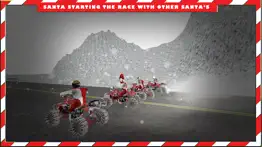 santa claus in north pole on quad bike simulator iphone images 1