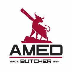amed butcher logo, reviews