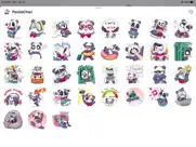 cute panda pun funny stickers ipad images 1