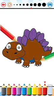 dinosaur coloring book - dino drawing for kids iphone images 3