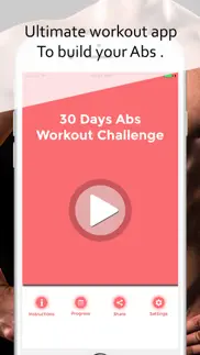 ab workout 30 day ab challenge iphone images 1