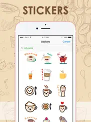coffee stickers for imessage by chatstick ipad images 1