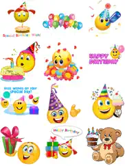 birthday emoticons iPad Captures Décran 4
