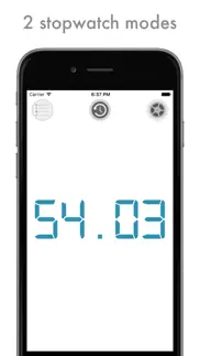 ultra chrono - both timer and stopwatch in one app iphone images 4