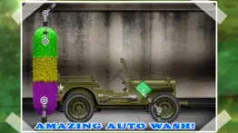 kids car washing game: army cars iphone images 2