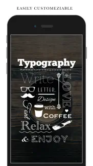 typography designer iphone resimleri 3