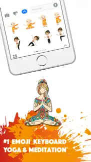 yogamoji - yoga emojis & stickers keyboard iphone images 1