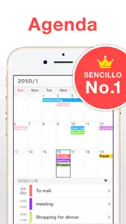 s calendario - agenda sencilla iphone capturas de pantalla 1