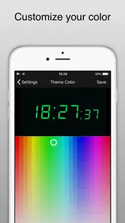 reloj digital - widget tiempo iphone capturas de pantalla 2