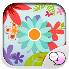 flowers blossom stickers themes by chatstick logo, reviews