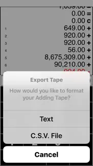 adding tape printing calculator with virtual tape iphone images 4