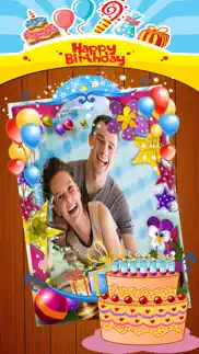 happy birthday photo frame & greeting card.s maker iphone images 4