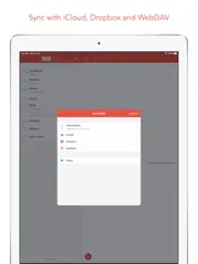 1writer - markdown text editor iPad Captures Décran 2