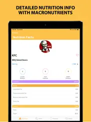 nutrismart - fast food tracker ipad images 2