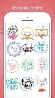thank you card stickers iphone images 1
