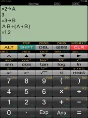 panecal scientific calculator iPad Captures Décran 3
