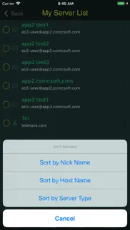 iterminal - ssh telnet client iphone capturas de pantalla 2