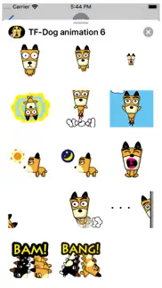 tf-dog animation 6 stickers iphone images 4